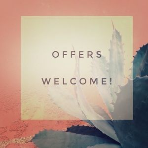 Reasonable offers welcome!